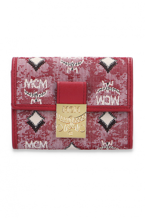 Mcm hotsell red wallet